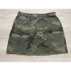 Hollister Camo Y2K Mini Skirt